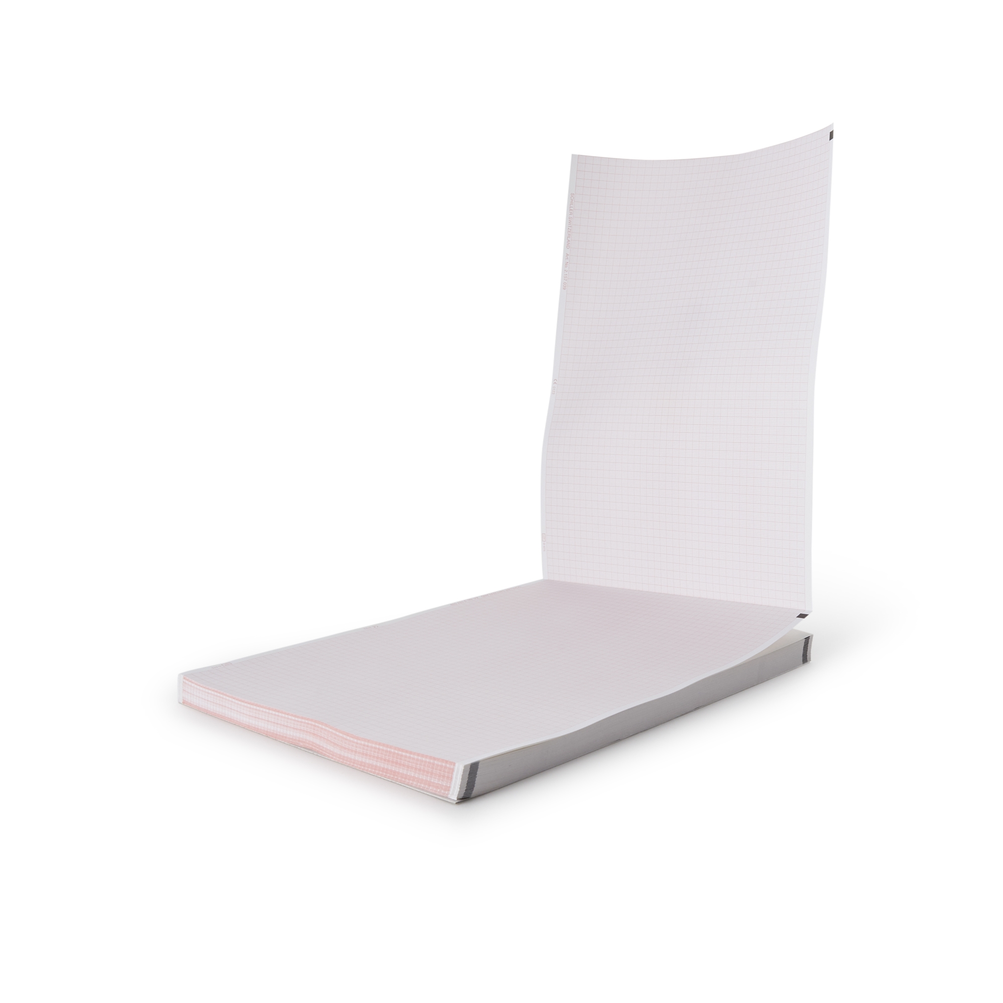 Paper EKG Schiller™ Thermal Paper 280mm x 210 mm Z-Fold Red Grid  AT-2 (215/PK 10PK/CS) by Schiller America  ID 2.157039